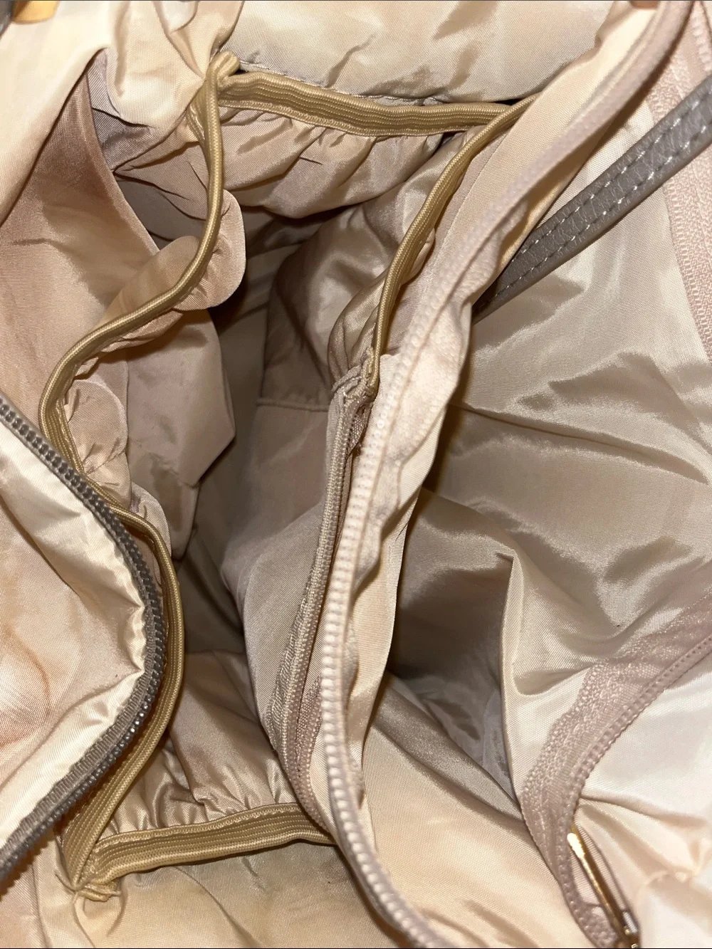 Miss Fong Women's Neutral Taupe Baby Bag Backpack Tote